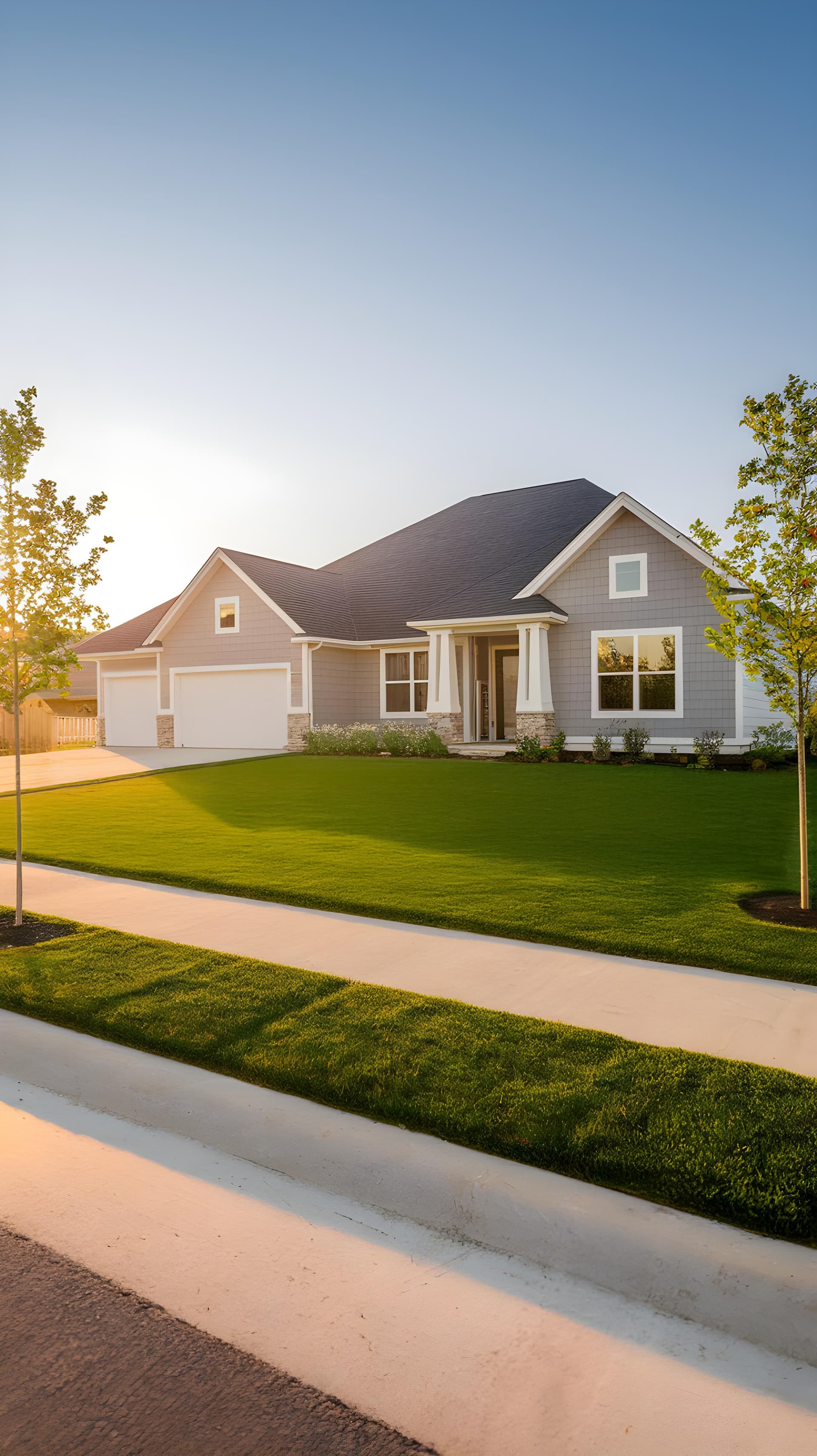 BYD B suburban home with green lawn